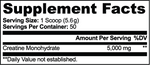 PDLYTE / creatine facts