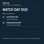 PDLYTE / Match Day Duo — complete set contents